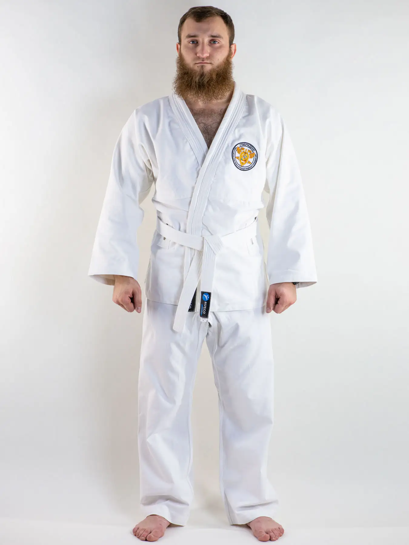 Кимоно для рукопашного боя RUSCO SPORT Classic (белый)