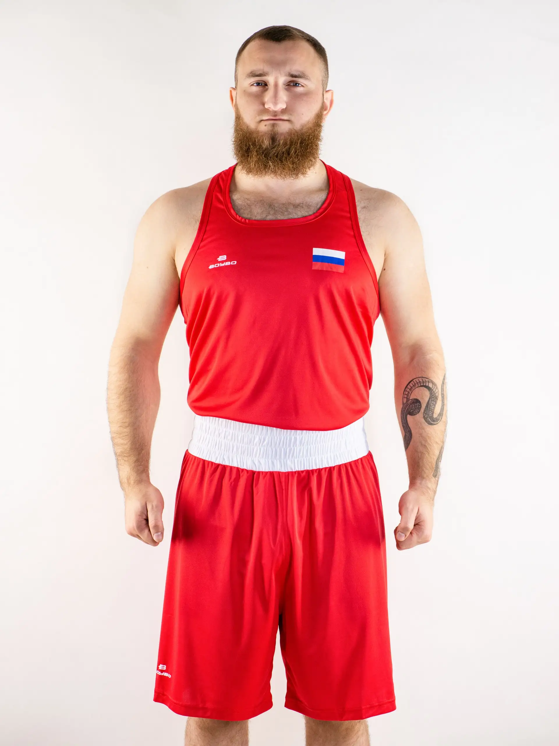 Форма боксерская BoyBo Titan, IB-27 (одобрено ФБР), красный