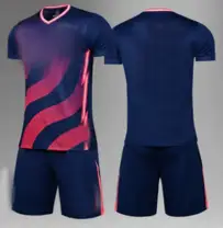 Футбольная форма синяя с фиолетовым M8633