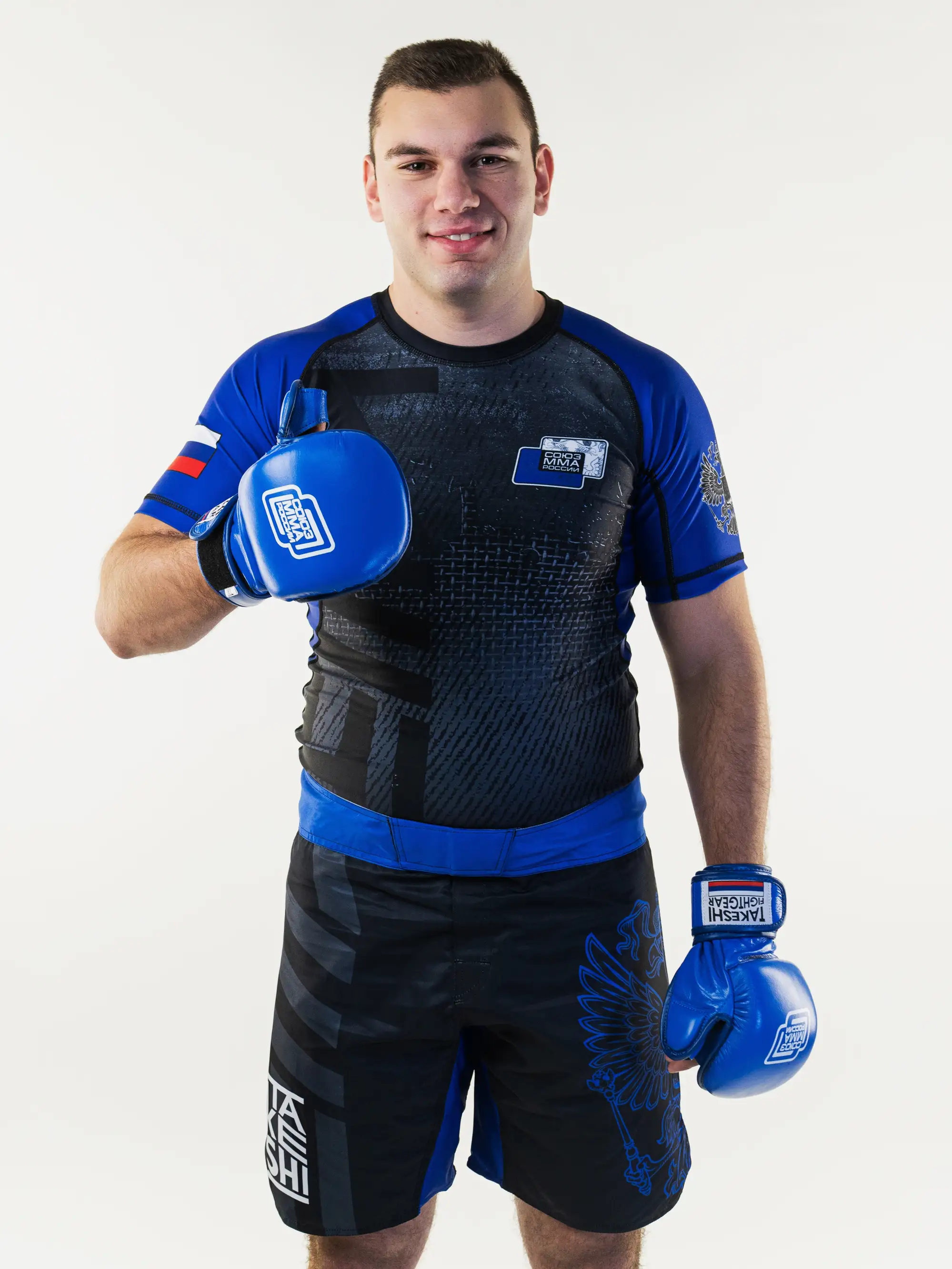 Рашгард с коротким рукавом TFG Союз  ММА Blue