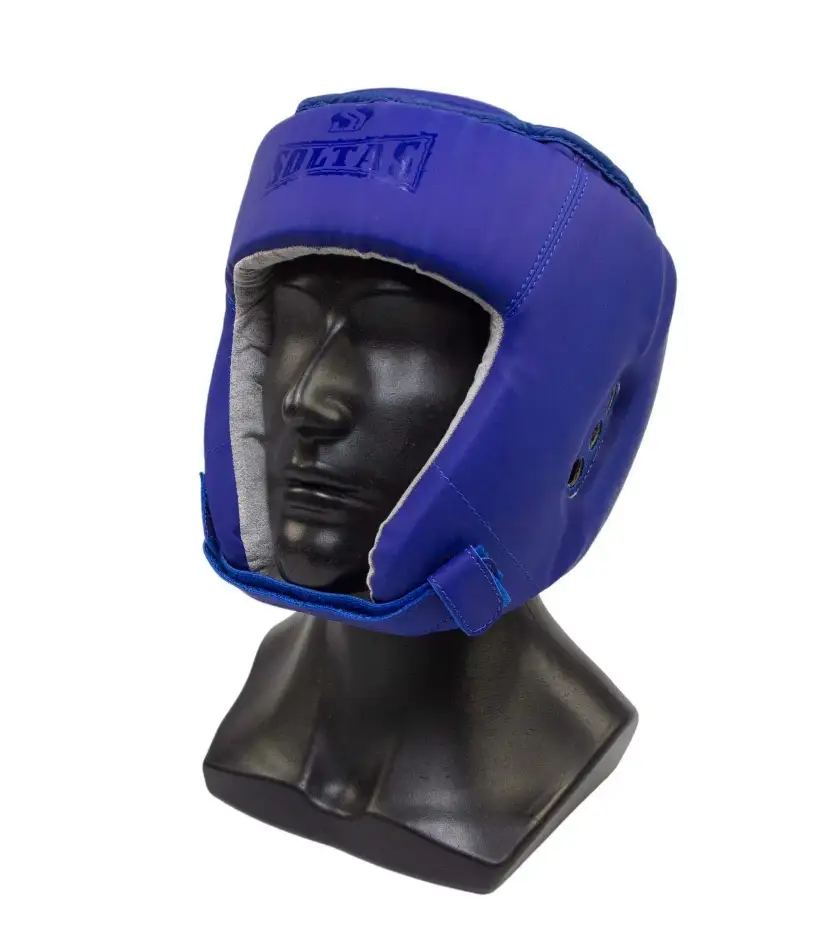 Шлем боксерский SOLTAS, открытый, синий, DX TOP SOFT MATT