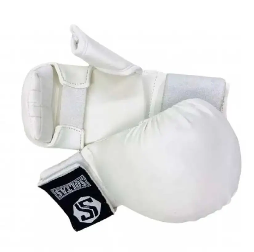 Перчатки накладки для карате SOLTAS, цвет ,белый,