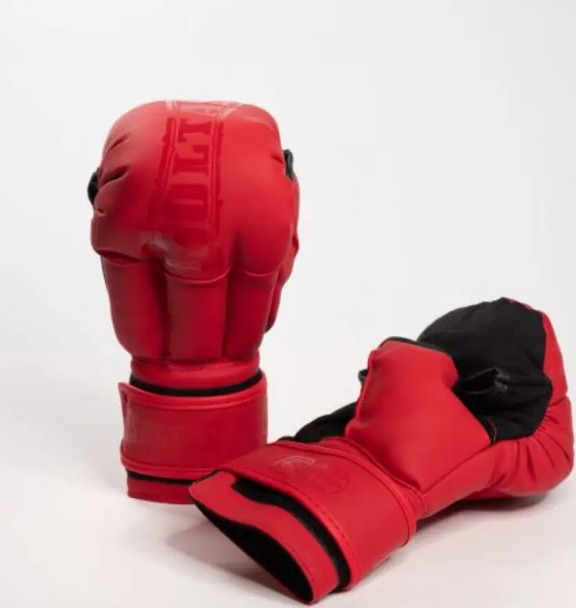 Перчатки для рукопашного боя SOLTAS, цвет красный МАТ