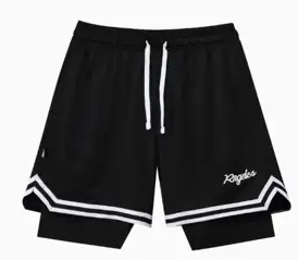 Шорты баскетбольные черные  3329#
