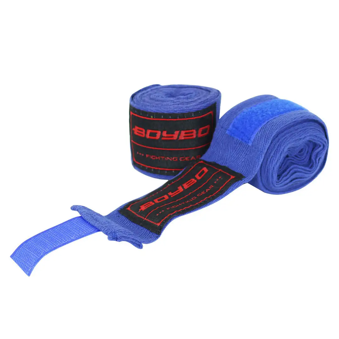 Бинты BoyBo хлопок-эластан, Синий