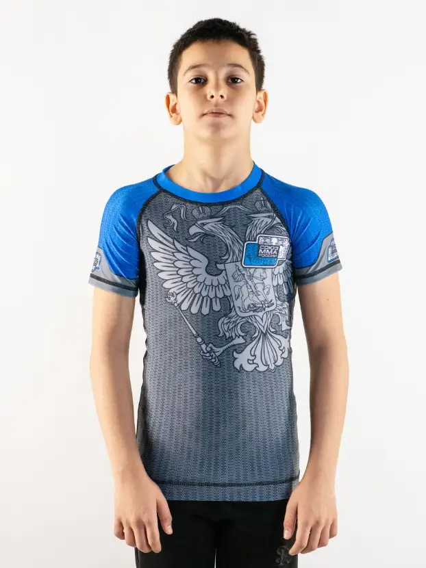 Рашгард союз мма детский синий
