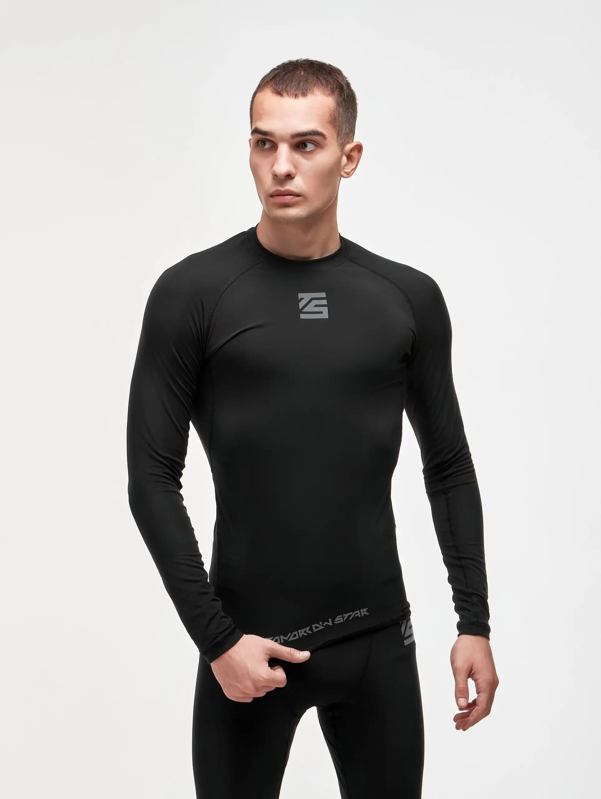 Рашгард Tomorrow Star Full Black Line