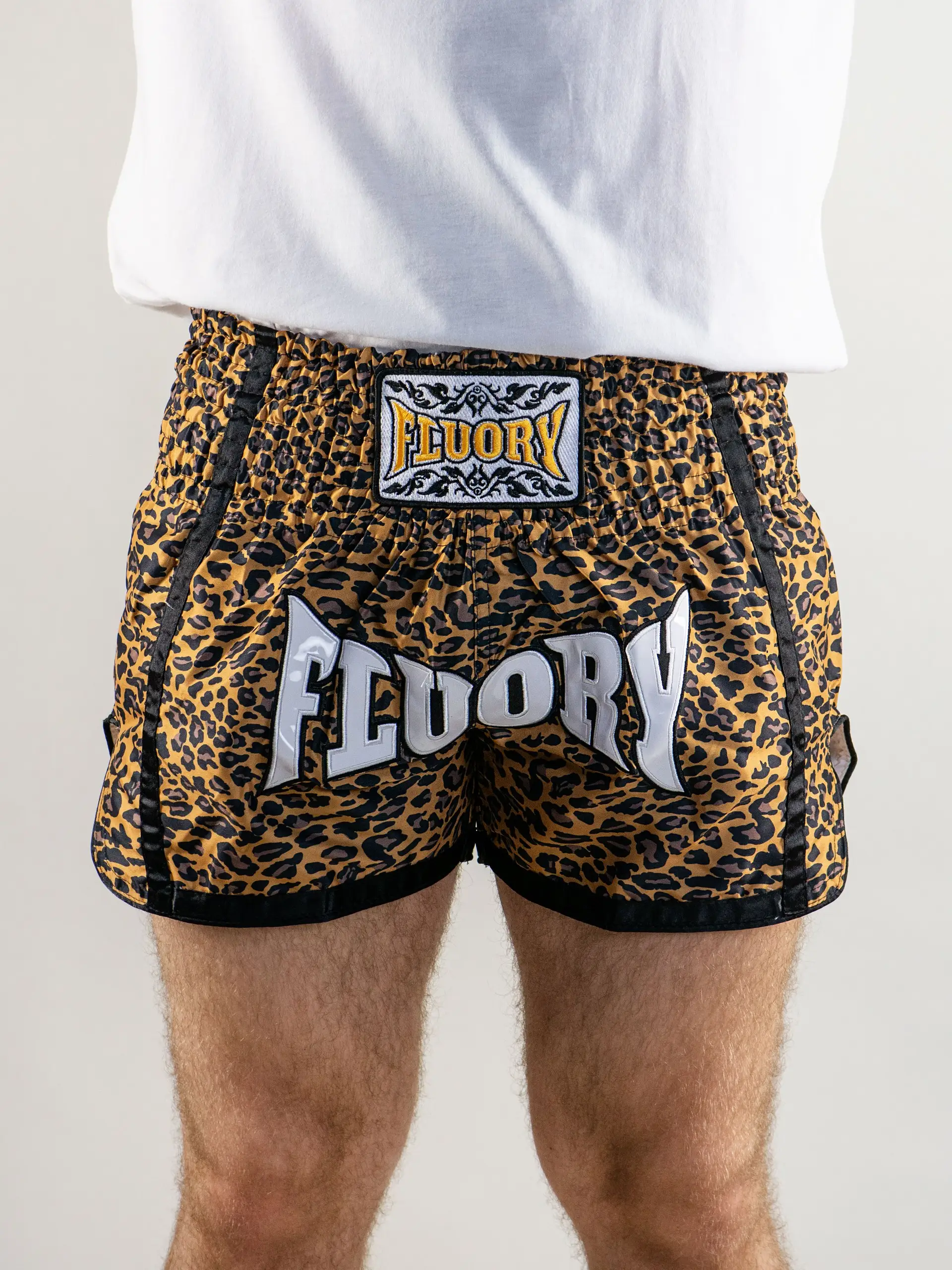 Шорты Муай-Тай Fluory Leopard
