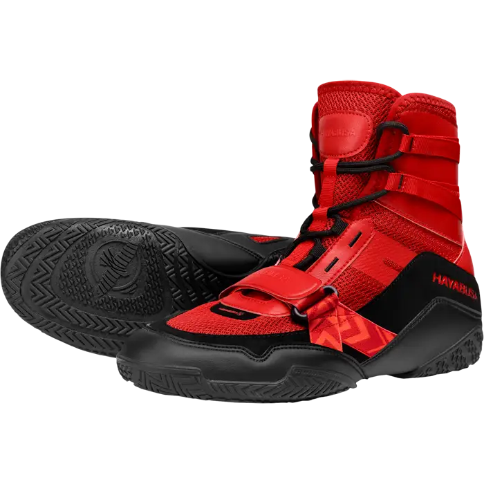 Боксерки HAYABUSA Strike красно-черные