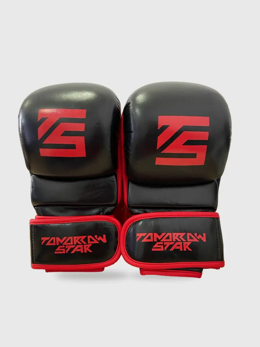 Перчатки мма BLACK-RED TS 31
