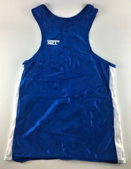 Майка боксерская Green Hill (синяя)