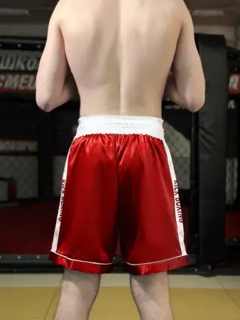 Шорты для кикбоксинга красные Tomorrow Star
