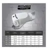 Накладки для каратэ BoyBo BO130, хлопок, белые