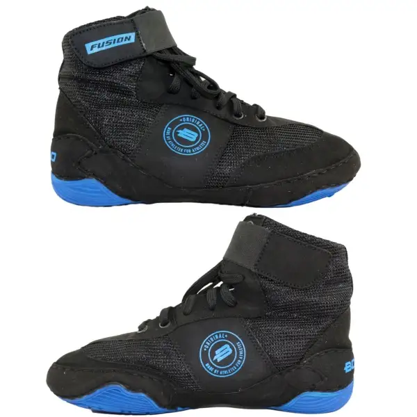 Борцовки BoyBo Fusion, черно-синие, BB252