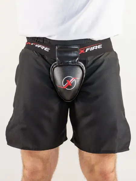 Металлическая защита паха OXXFIRE , черная