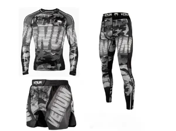 Комплект компрессионной одежды, серый, VENUM