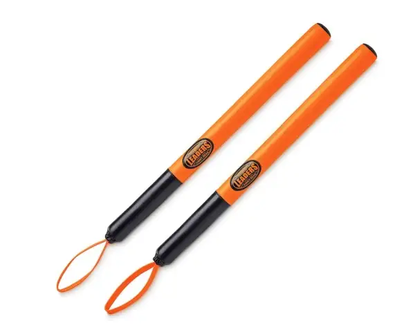 Тренерские палки LEADERS Boxing Punch Sticks OR (ONE, кожа, оранжевый)