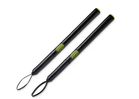Тренерские палки LEADERS Boxing Punch Sticks BK (ONE, кожа, черный)