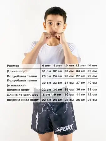 Шорты для мма Молнии (детские)