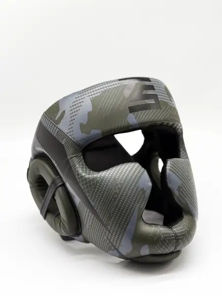 Шлем для бокса Tomorrow Star Warrior Green Black