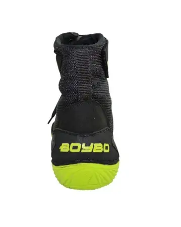 Борцовки BoyBo Fusion, черно-зелёные