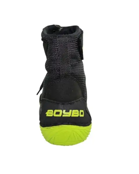 Борцовки BoyBo Fusion, черно-зелёные