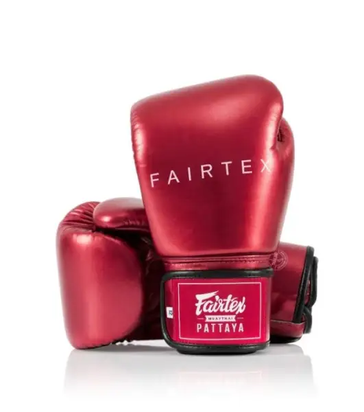 Боксерские перчатки Fairtex BGV22 Metallic Red