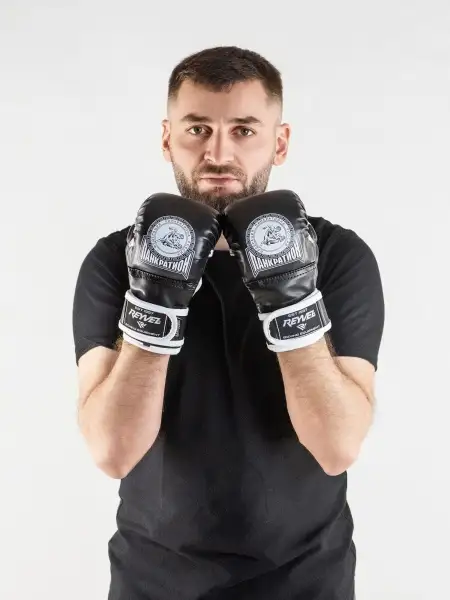 Перчатки для мма Reyvel Панкратион (черные)