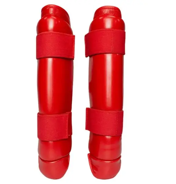 Защита голени BoyBo KNOCK OUT, IK-35 (одобрено ФКР) красный