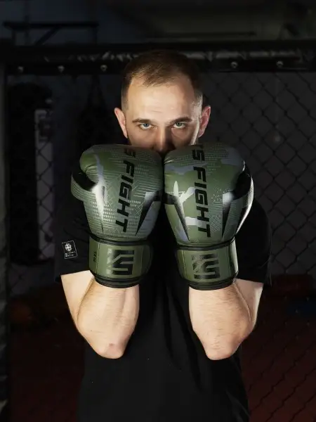 Перчатки для бокса Tomorrow Star Warrior Green Black