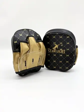 Лапы тренерские, черно-золотые FOCUS MITTS  Tigershop