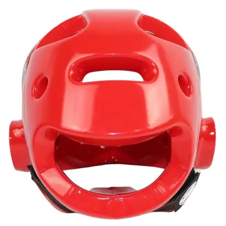 Шлем для тхэквондо с маской BoyBo красный, BHT45