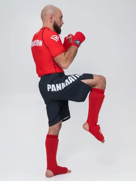 Защита голени и стопы TS Sport TIGER (красный)