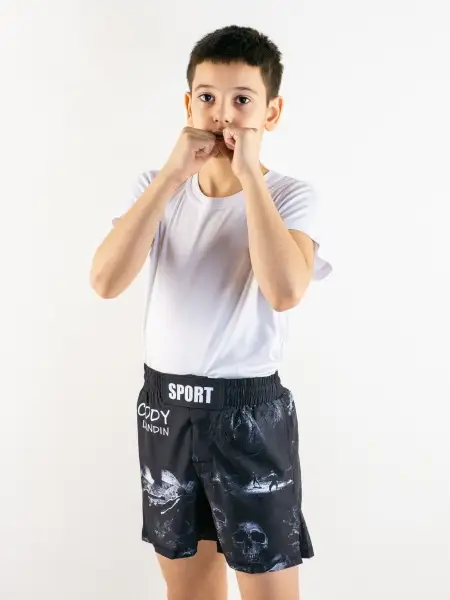 Шорты для мма Черепа (детские)