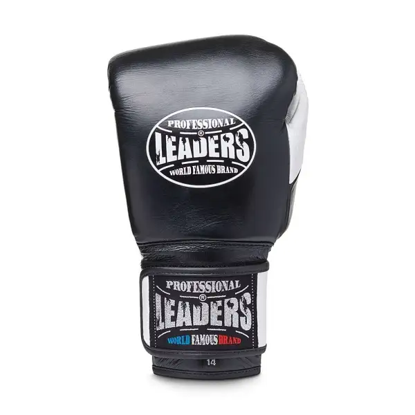 Перчатки боксерские LEADERS LS 2 BK/WH (черно-белые)