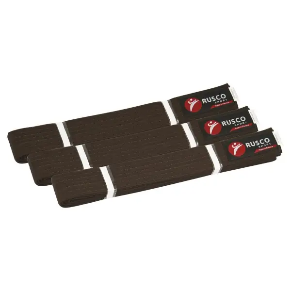 Пояс для единоборств Rusco Sport (коричневый)