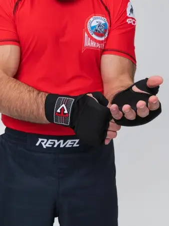 Бинты быстрые для бокса гелевые TS Sport (черные)