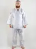 C555 Кимоно для дзюдо подростковое Clinch Judo Red FDR белое