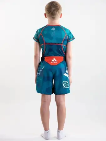 Рашгард I am Fighter military зеленый детский