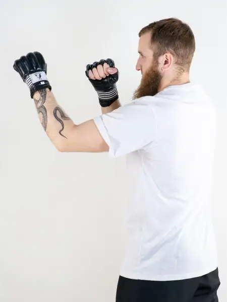 Шингарты OXXFIRE, эластичный манжет на липучке, кожа, черные