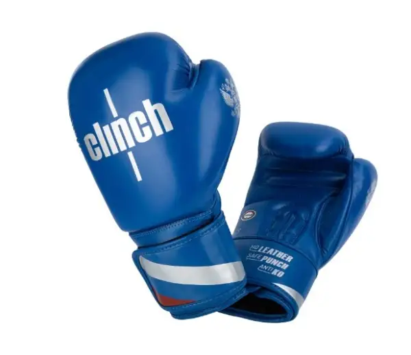 Перчатки боксерские Clinch Olimp Plus синие