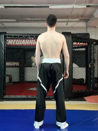 Брюки для кикбоксинга Tomorrow Star PRO черные