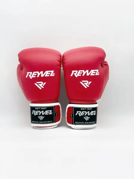 Перчатки боксёрские Reyvel Винил 80 (Красные)