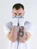 Накладки для каратэ BoyBo BO130, хлопок, белые