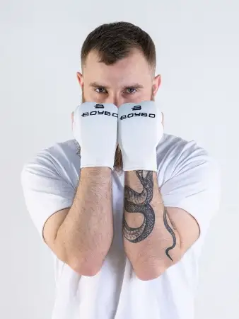 Накладки для каратэ BoyBo BO130, хлопок, белые