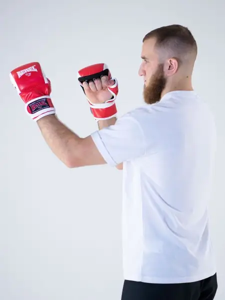 Перчатки для мма Reyvel PRO Training (красный)