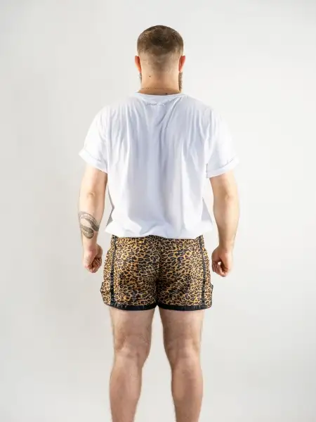 Шорты Муай-Тай Fluory Leopard