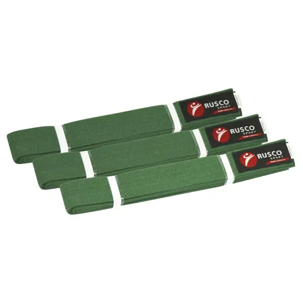 Пояс для единоборств Rusco Sport (зелёный)