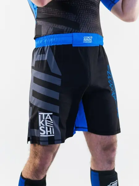 Шорты TFG Союз ММА России (Lite)  (черный-синий)