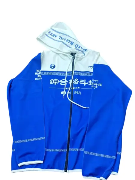 Толстовка TS SPORT синяя 000012